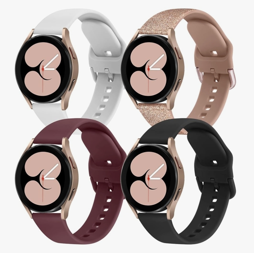 Set of 4 Watch Bands in Assorted Colors